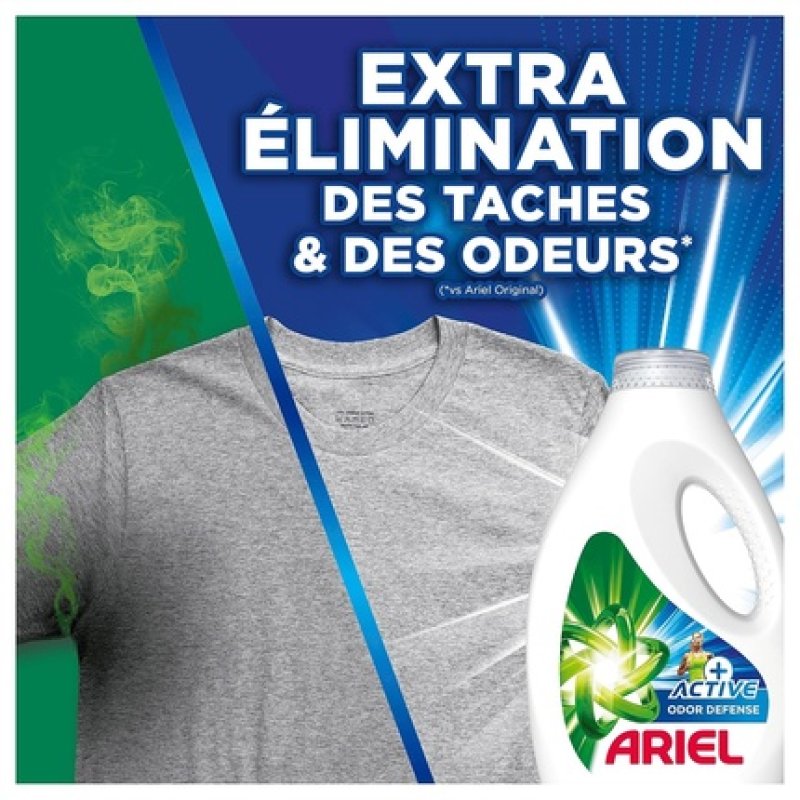 Ariel Liquid Laundry Detergent 31 Washes Active Odor Defense with Febreze