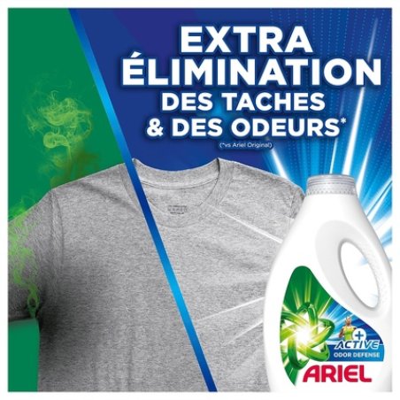 Ariel Liquid Laundry Detergent 31 Washes Active Odor Defense with Febreze