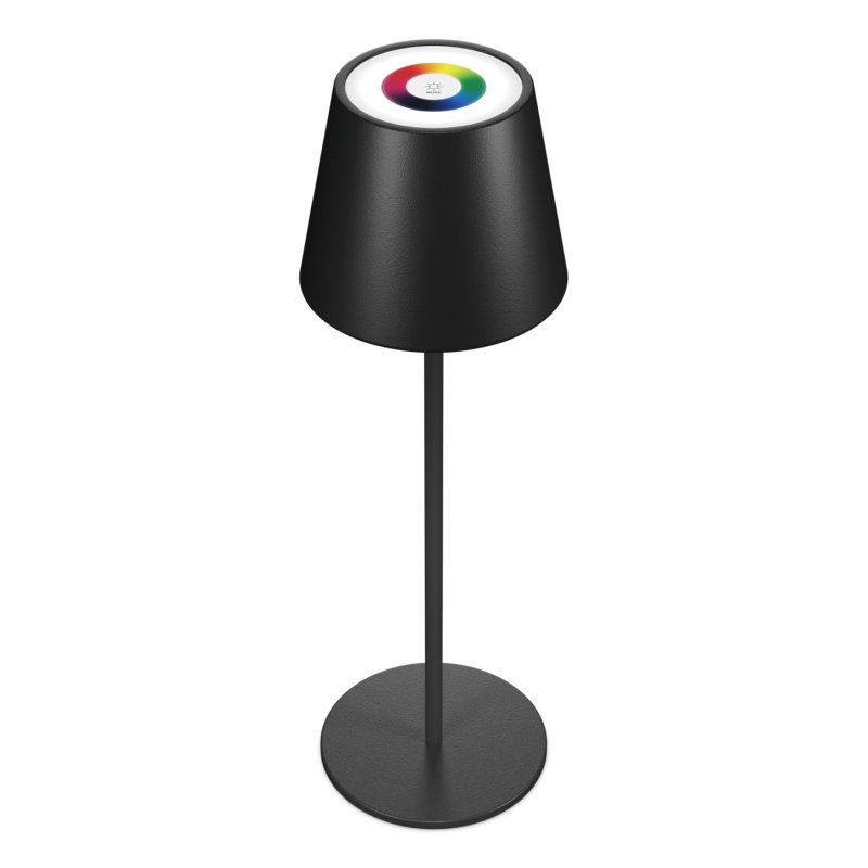RealPower LED TableLight 360 RGB lampe de table 3 W Noir