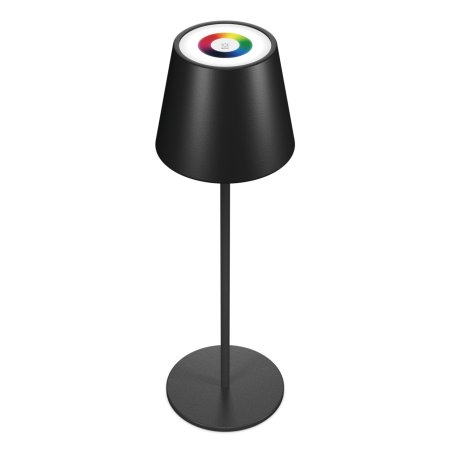 RealPower LED TableLight 360 RGB lampe de table 3 W Noir