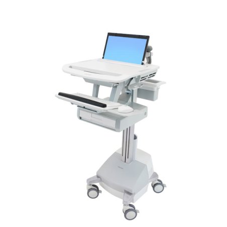 Ergotron StyleView Aluminium, Grey, White Laptop Multimedia cart