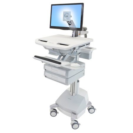 ERGOTRON StyleView Wagen mit LCD-Arm SLA-Antrieb 2 Schublade EU
