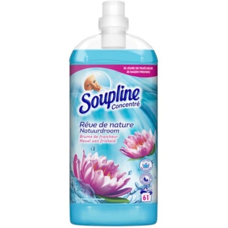 Soupline Fabric Softener Fresh Mist 61 Sachets Of 135 Liters