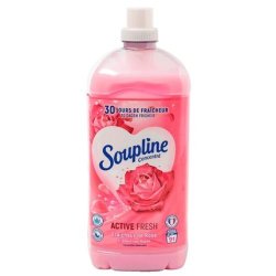 Soupline Fabric Softener Active Fresh Freshness Of Roses 2 Liters 91 Washes 30 Days Of Freshness