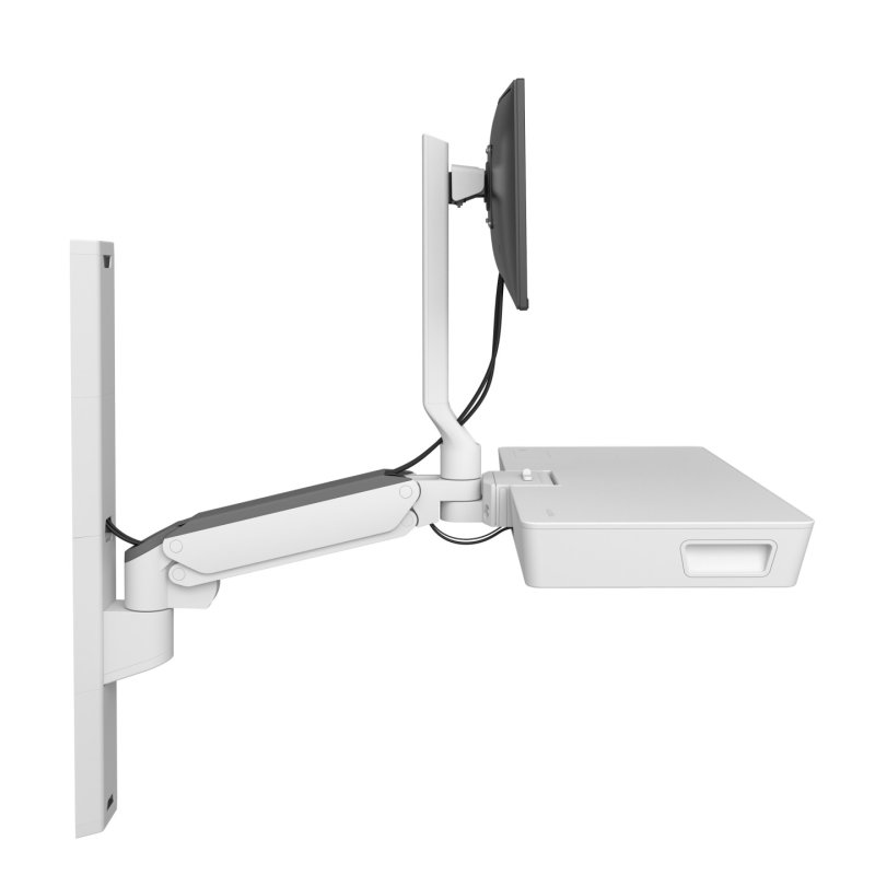 Ergotron 45-619-251 support et équerre de station de travail/PC tout en un 10,7 kg Blanc 68,6 cm (27")