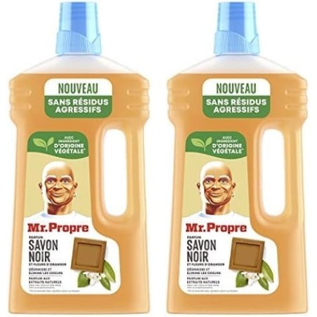 Mr. Propre Multipurpose Floor Cleaner Traditional Freshness Collection Black Soap