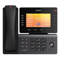 Snom D892M téléphone fixe Noir TFT Wifi