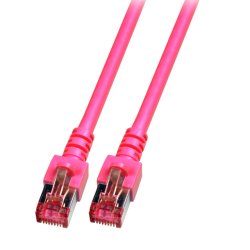 EFB RJ45 Patchkabel S/FTP Cat.6 LSZH 0.50m magenta