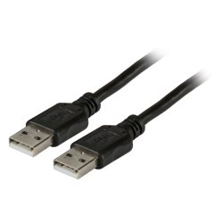 EFB Elektronik K5253SW.1,8 câble USB USB 2.0 1,8 m USB A Noir