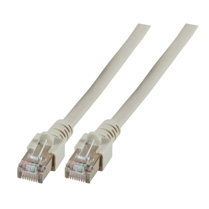 EFB RJ45 Patchkabel SF/UTP Cat.5e PVC CCA 1.50m grau