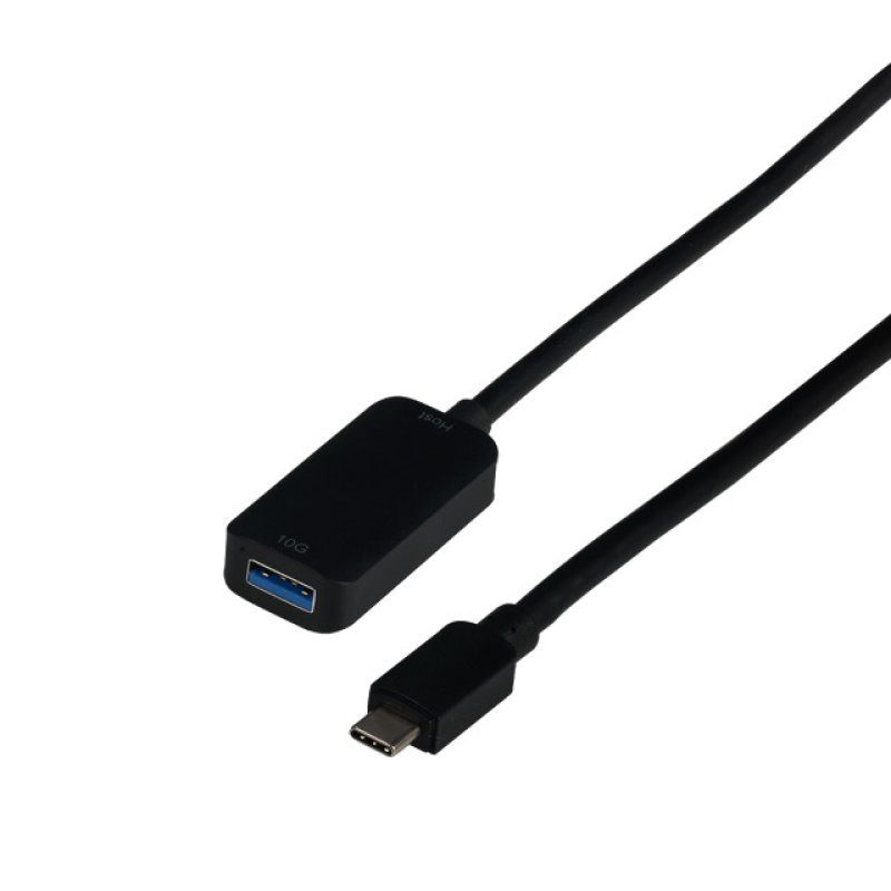 EFB USB 3.2 Gen2 10Gbit Verlngerungskabel Typ-C Stecker - Typ-A Buchse 5m