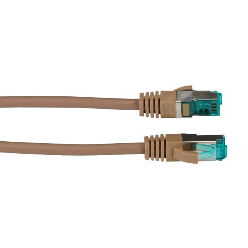EFB Elektronik MK6001.1BR networking cable Brown 1 m Cat6a S/FTP (S-STP)