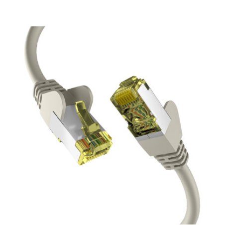 EFB CAT6a GRAU 10m Patchkabel S/FTP PIMF