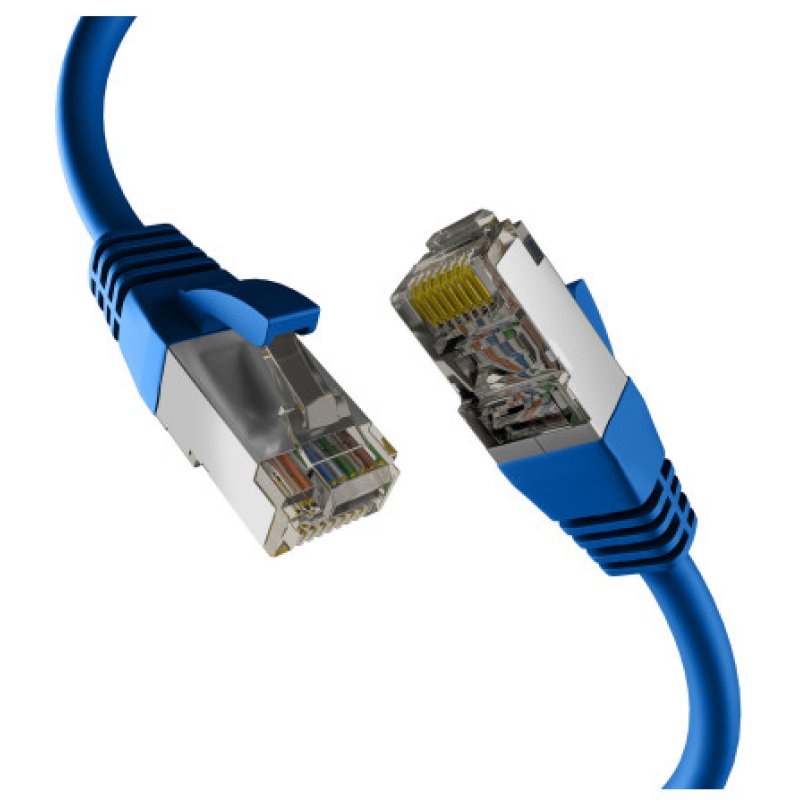 M-Cab EC020200238 networking cable Blue 3 m Cat8.1 S/FTP (S-STP)