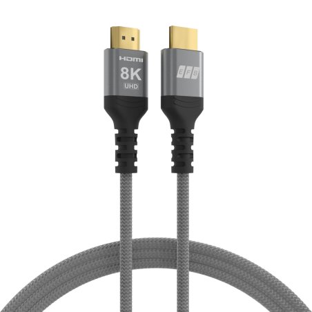 EFB Elektronik HDMI-21-00002 HDMI cable 1 m HDMI Type A (Standard) Black, Grey