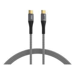 EFB USB-C Kabel 100W PD 3.0 5A E-Marker Chip 0,5m grau