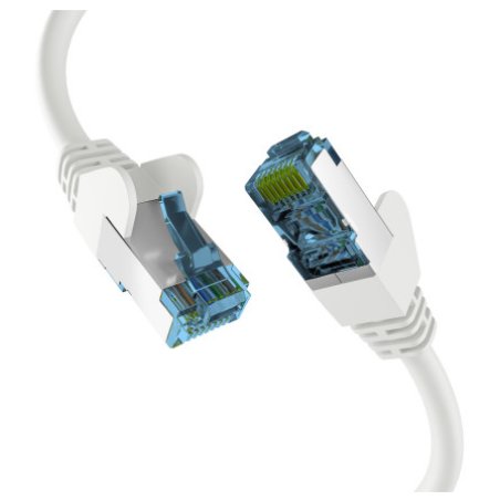 EFB RJ45 Patchkabel mit Cat7 Rohkabel 0.50m weiß