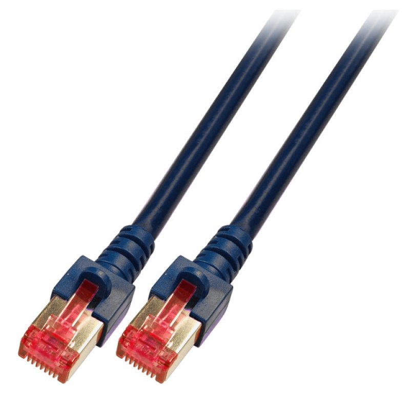 EFB Elektronik K5515.0,25 câble de réseau Noir 0,25 m Cat6 S/FTP (S-STP)