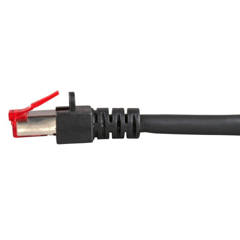 EFB RJ45 Patchkabel S/FTP Cat.6 LSZH 7.50m schwarz