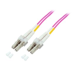 EFB Elektronik O0319.1,5 InfiniBand/fibre optic cable 1.5 m LC Violet