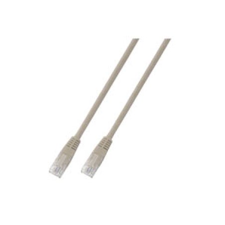 EFB RJ45 Patchkabel U/UTP Cat.5e PVC CCA 10.00m grau