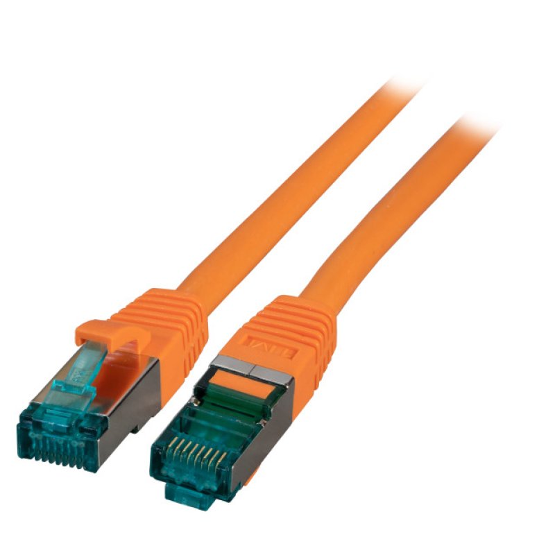 EFB RJ45 Patchkabel S/FTP Cat.6A LSZH 3.00m orange