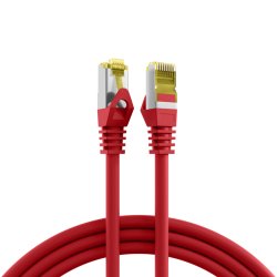 EFB Elektronik RJ45 Patch Cord Cat.6A S/FTP Cat.7 raw cable red