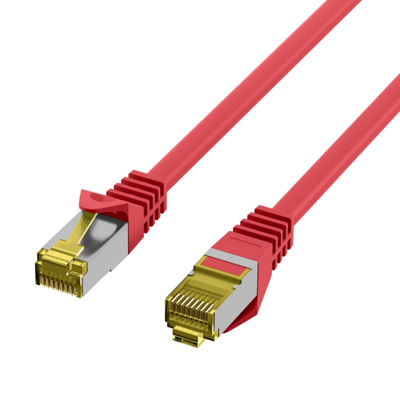 EFB Elektronik RJ45 Patch Cord Cat.6A S/FTP Cat.7 raw cable red