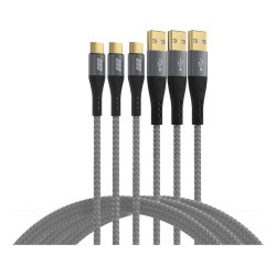 EFB Elektronik USB-AC-00008 câble USB USB 2.0 2 m USB A USB C Noir, Gris