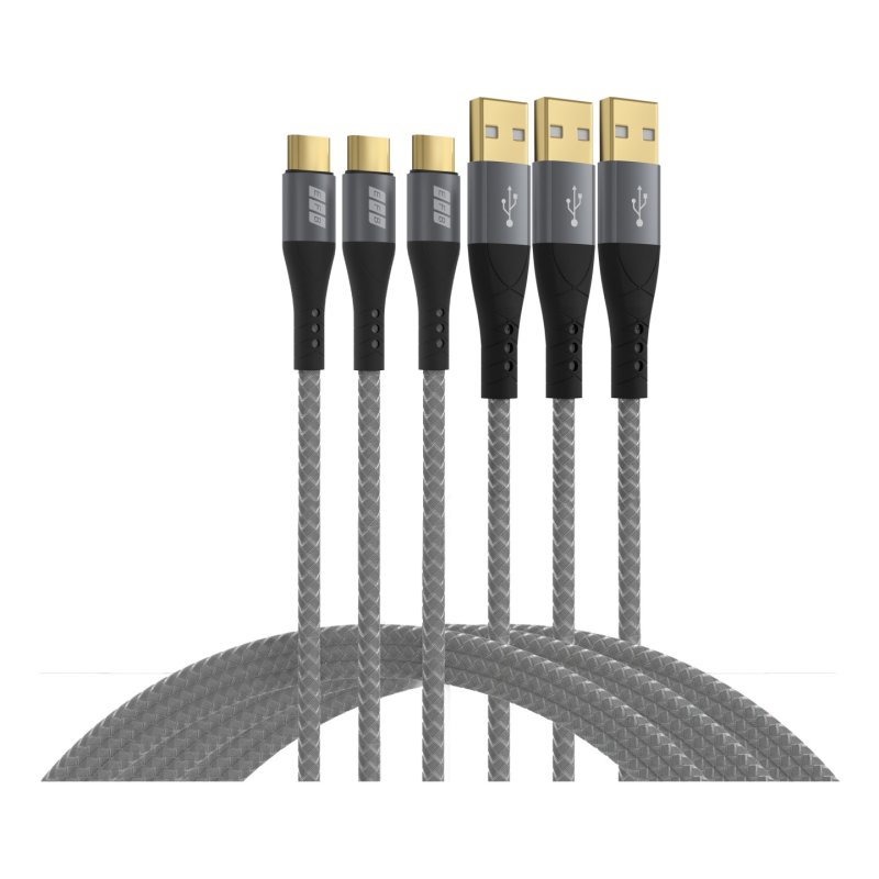 EFB Elektronik USB-AC-00008 USB cable USB 2.0 2 m USB A USB C Black, Grey