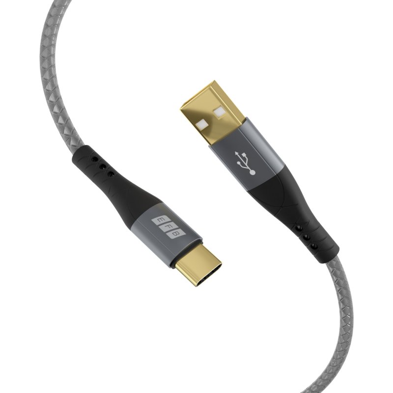EFB Elektronik USB-AC-00002 USB cable USB 2.0 1 m USB A USB C Black, Grey