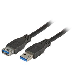 EFB Elektronik K5237.1,8 USB cable USB 3.2 Gen 1 (3.1 Gen 1) 1.8 m USB A Black