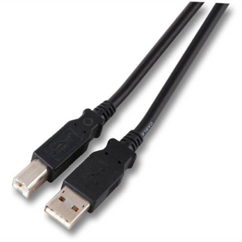 EFB Elektronik 1.8m USB 2.0 A/B câble USB 1,8 m USB A USB B Noir