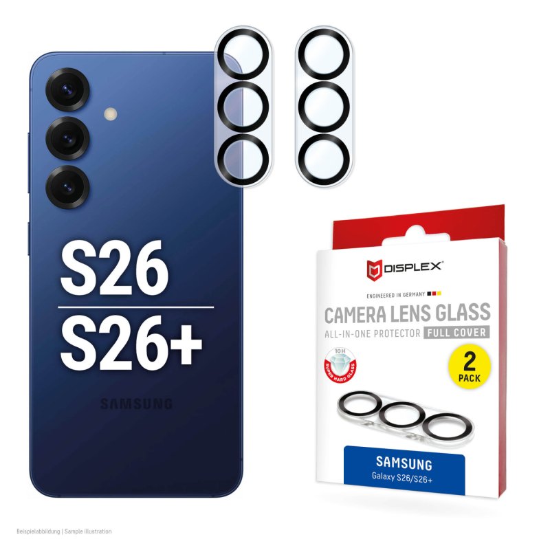 DISPLEX CamGlass All-In-One Sam. Galaxy S26/S26 2 Stück