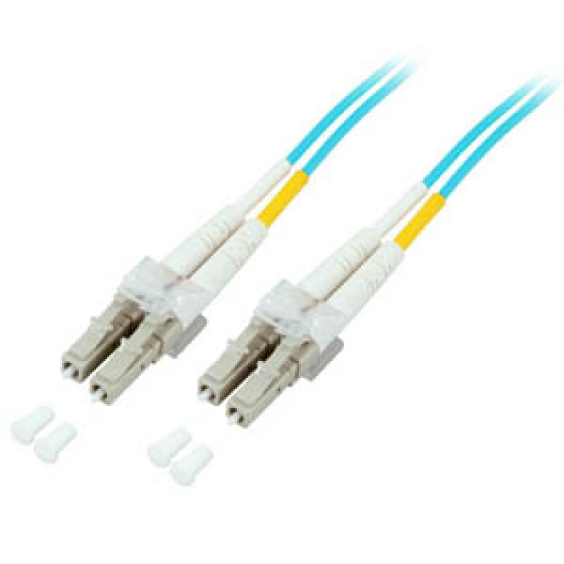 EFB Duplex Patchkabel LC-LC 50/125 OM3 LSZH 2mm 0.5m aqua