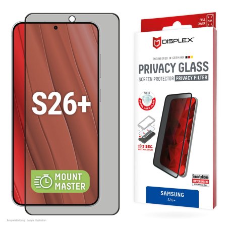 Displex Privacy Screen Protector (10H) for Samsung S26 , Privacy Filter