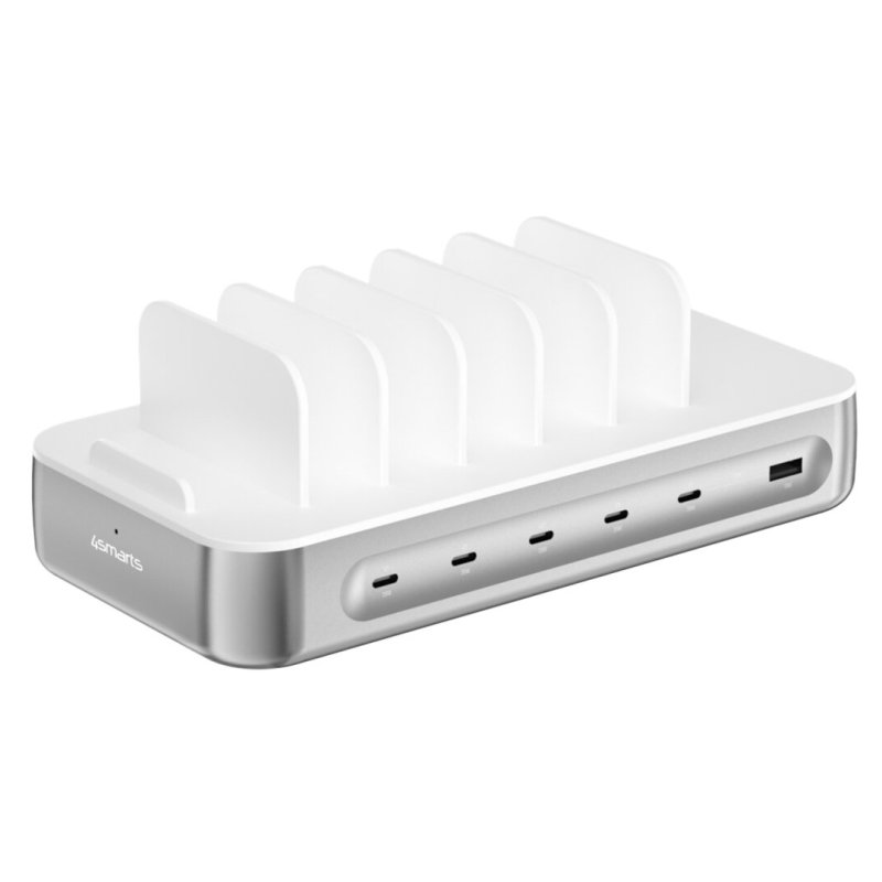 4smarts 541281 chargeur d'appareils mobiles Universel Argent, Blanc Secteur Charge rapide Intérieure