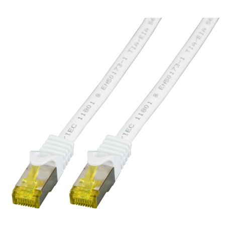 EFB RJ45 Patchkabel S/FTP Cat.6A LSZH Cat.7 Rohk. 1.50m weiß