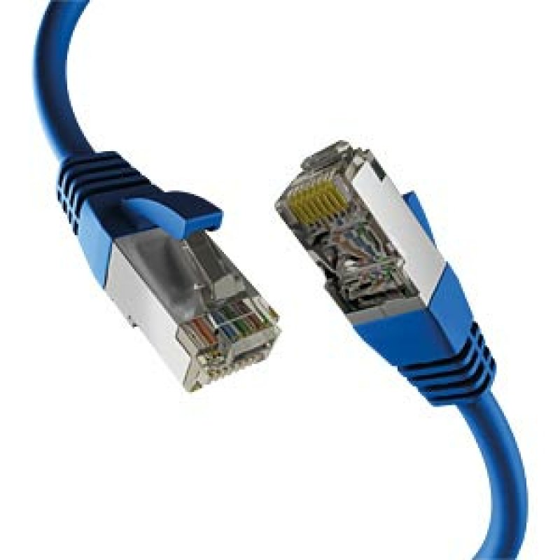 EFB RJ45 Patchkabel S/FTP CAT8.1 0.25m PIMF blau