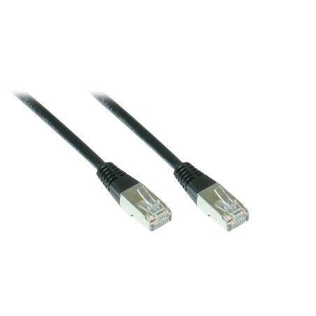 Alcasa 855S-005 networking cable Black 0.5 m Cat5e SF/UTP (S-FTP)