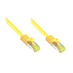 Alcasa 1.5m Cat7 RJ-45 câble de réseau Jaune 1,5 m S/FTP (S-STP)
