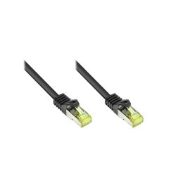Alcasa 8070R-015S câble de réseau Noir 1,5 m Cat7 S/FTP (S-STP)