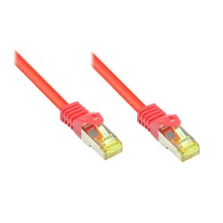 Alcasa 1.5m Cat7 RJ-45 câble de réseau Rouge 1,5 m S/FTP (S-STP)