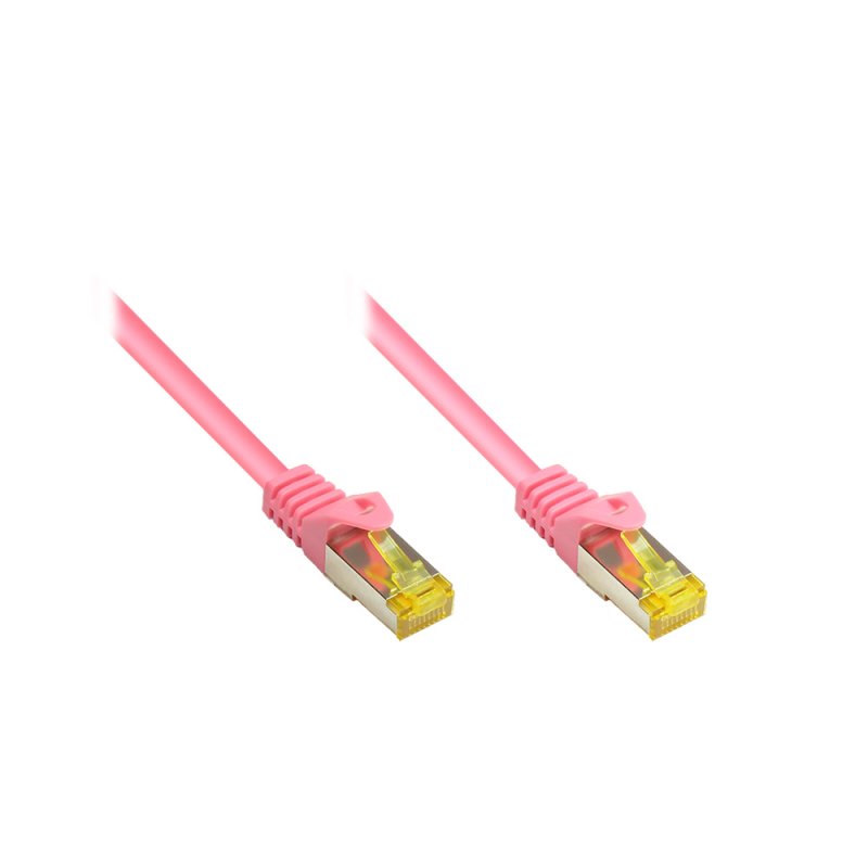 Alcasa 8070R-020M networking cable Magenta 2 m Cat7 S/FTP (S-STP)