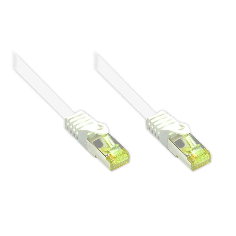 Alcasa 1.5m Cat7 RJ-45 câble de réseau Blanc 1,5 m S/FTP (S-STP)
