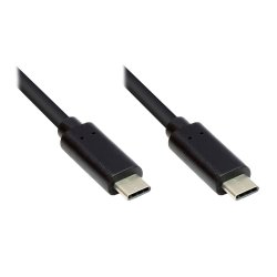 Alcasa GC-M0112 câble USB USB 3.2 Gen 1 (3.1 Gen 1) 0,5 m USB C Noir