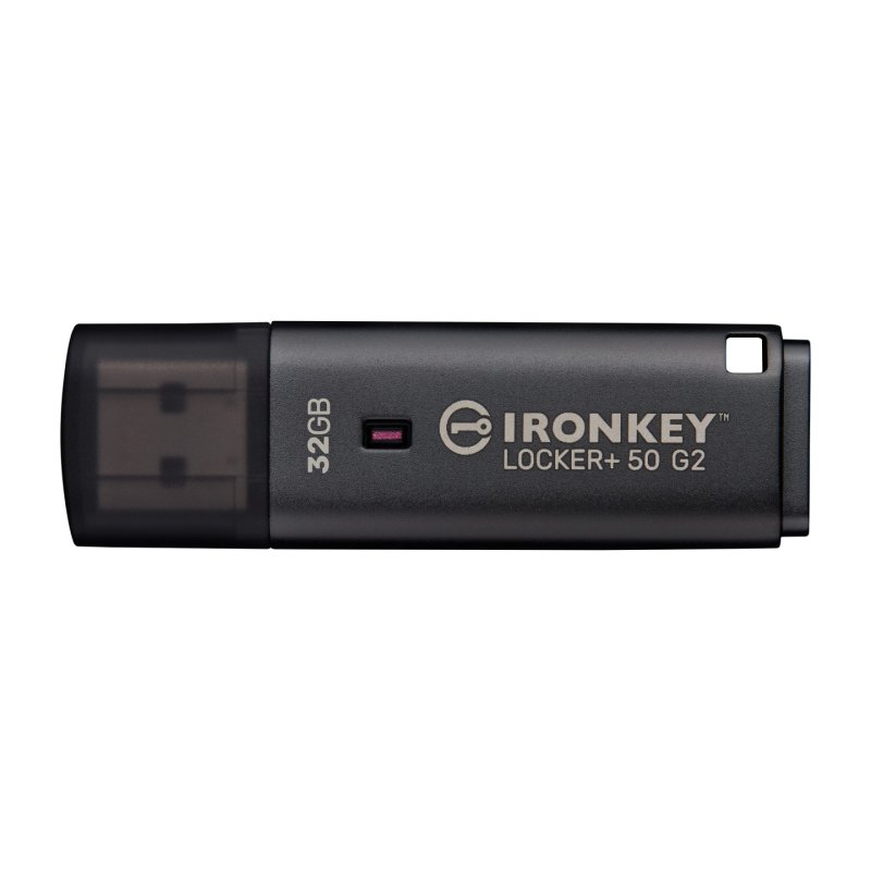 Kingston Technology IronKey 32GB Locker Plus 50 G2, FIPS 197, AES-256