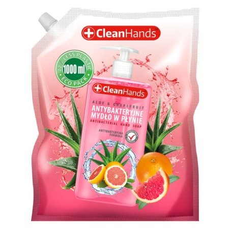 Swit Clean Hands Antibacterial Liquid Soap Aloe And Grapefruit Refill 1000 Ml