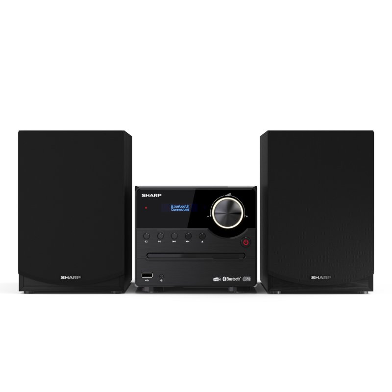 Sharp XL-B517D Home audio micro system 45 W Black