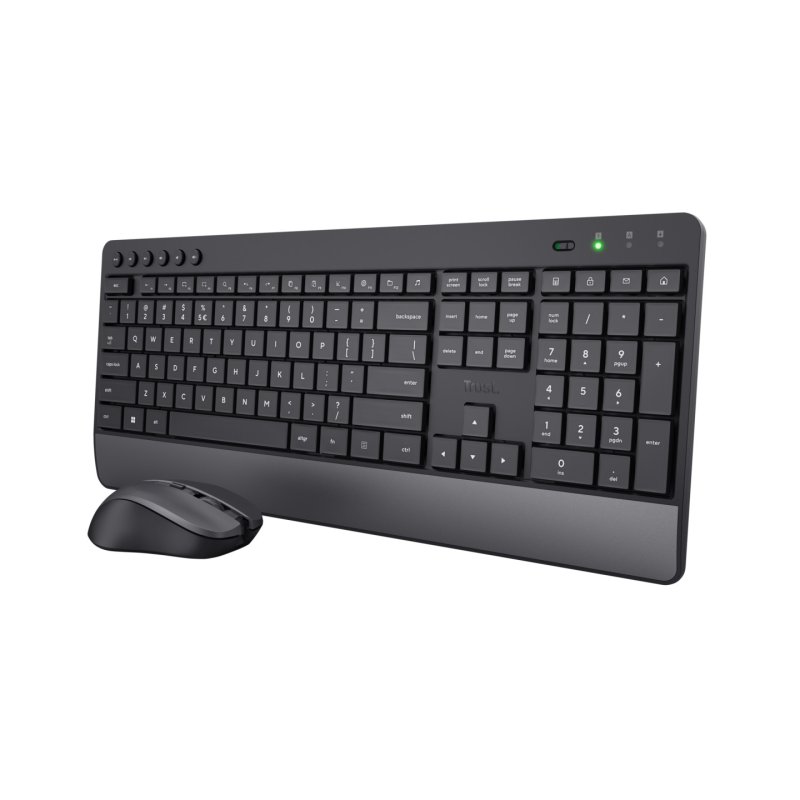 Trust Trezo clavier Souris incluse Bureau RF sans fil QWERTZ Suisse Noir